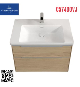 Tủ chậu rửa mặt treo tường villeroy-boch Subway 3.0 C57400VJ