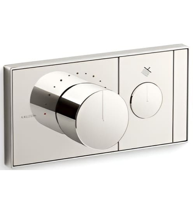 Mặt nạ điều khiển nhiệt độ sen tắm 1 cổng màu chrome Kallista P34718-00-CP