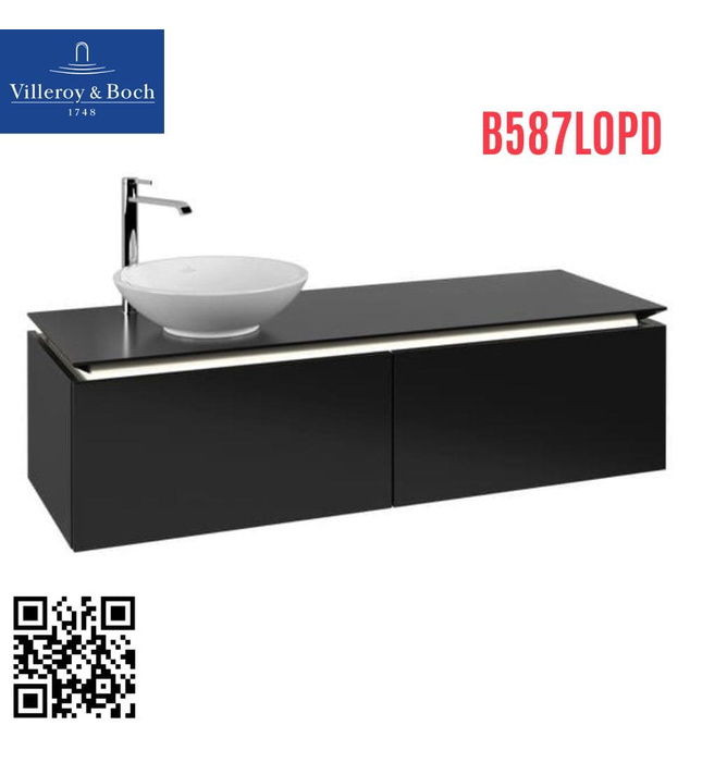 Tủ chậu rửa mặt treo tường villeroy-boch Legato B587L0PD