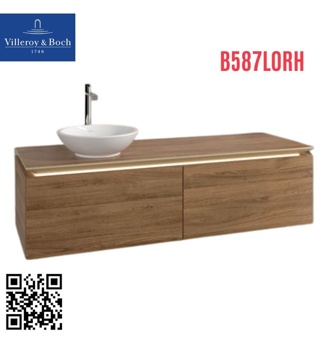 Tủ chậu rửa mặt treo tường villeroy-boch Legato B587L0RH
