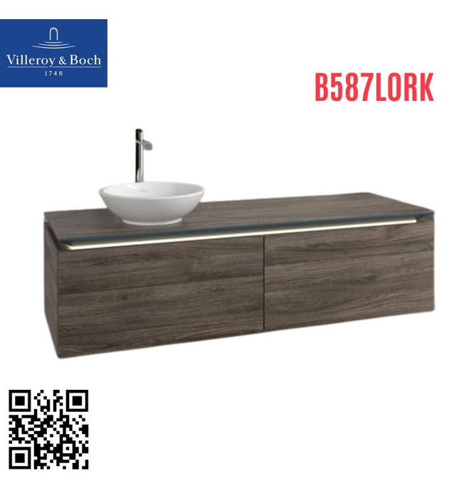 Tủ chậu rửa mặt treo tường villeroy-boch Legato B587L0RK