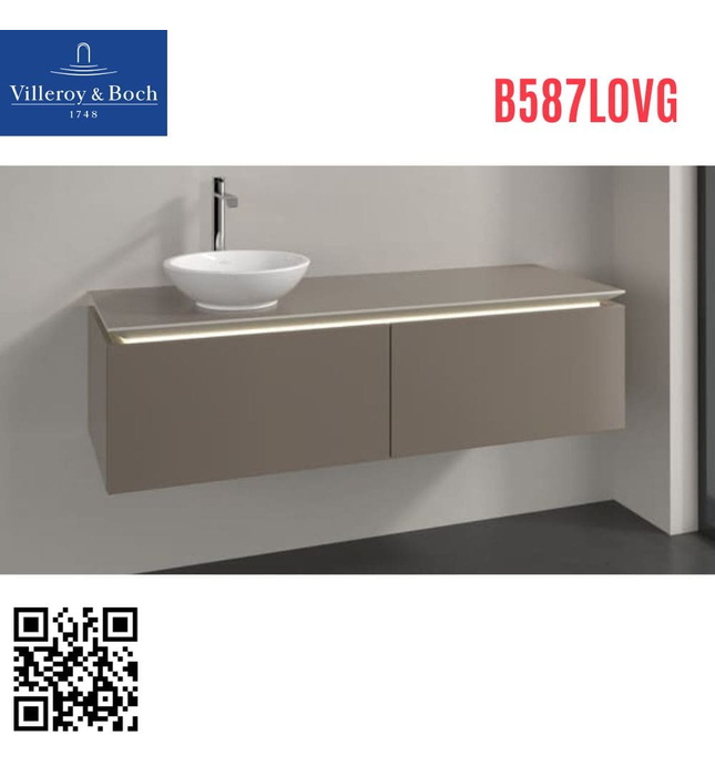 Tủ chậu rửa mặt treo tường villeroy-boch Legato B587L0VG