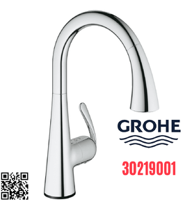 Vòi bếp nóng lạnh cảm ứng xả tự động GROHE 30219001