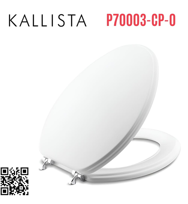 Nắp bàn cầu thường Kallista P70003-CP-0