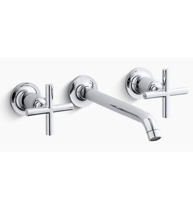 Vòi Lavabo Nóng Lạnh Âm Tường Mỹ Kohler Purist K-14415T-3-BGD