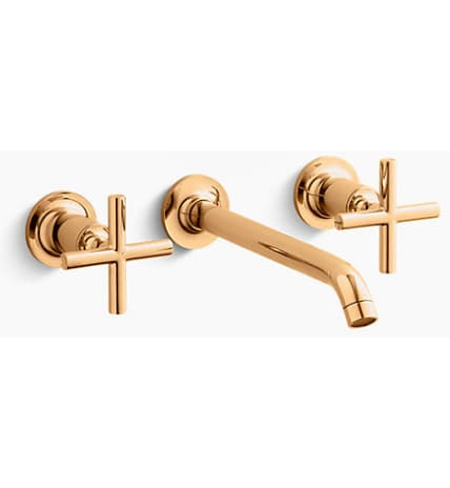 Vòi Lavabo Nóng Lạnh Âm Tường Mỹ Kohler Purist K-14415T-3-RGD