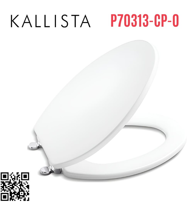 Nắp bàn cầu thường Kallista P70313-CP-0