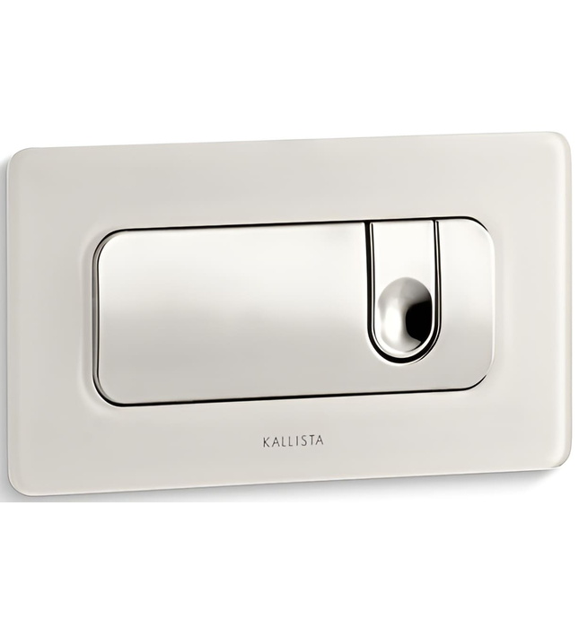 Bộ xả nhấn bồn cầu âm tường màu chrome Kallista P70364-00-CP