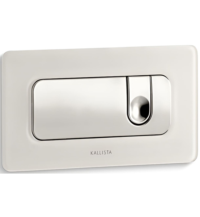 Bộ xả nhấn bồn cầu âm tường màu nickel Kallista P70364-00-AD