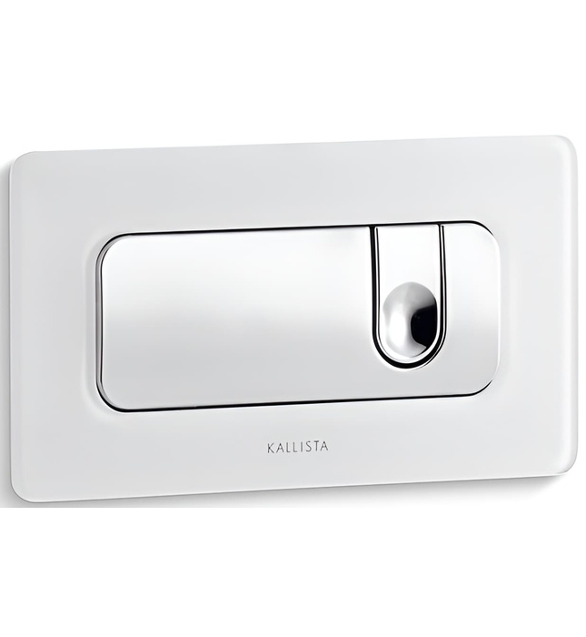 Bộ xả nhấn bồn cầu âm tường màu chrome Kallista P70364-00-CP