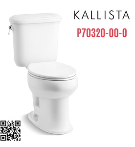Bồn cầu 2 khối xả gạt tay Kallista P70320-00-0