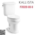 Bồn cầu 2 khối xả gạt tay Kallista P70320-00-0