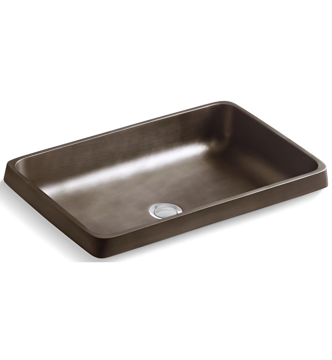 Chậu rửa mặt chữ nhật bán âm Kallista P72062-00-TBR