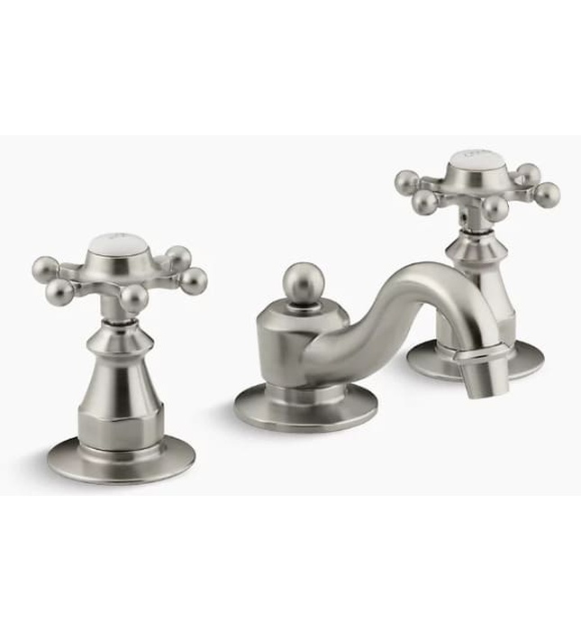 Vòi chậu rửa 3 lỗ nóng lạnh Kohler Antique K-108-3-BN