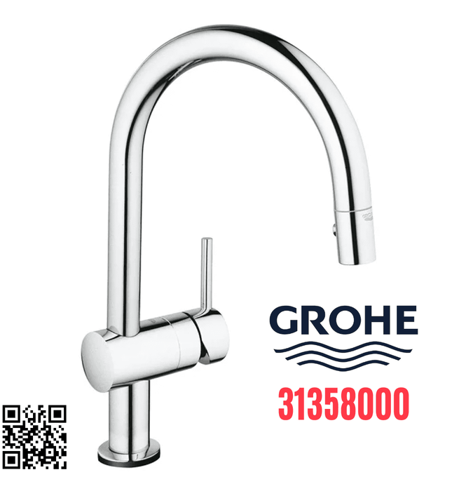 Vòi bếp nóng lạnh Grohe 31358000