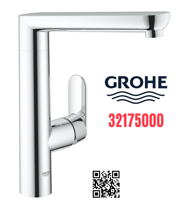 Vòi bếp nóng lạnh cần cứng Grohe 32175000