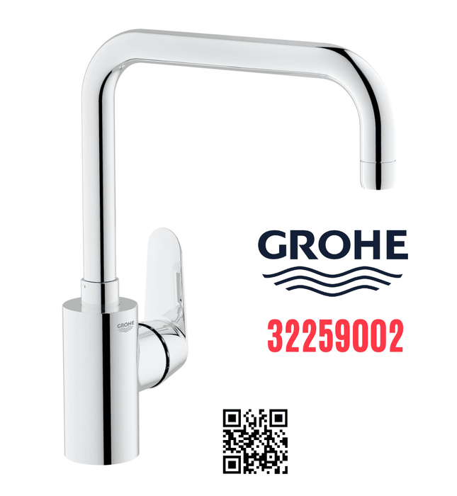 Vòi rửa bát nóng lạnh Grohe 32259002