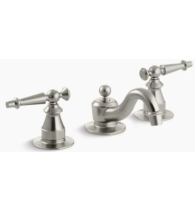 Vòi chậu rửa 3 lỗ nóng lạnh Kohler Antique K-108-4-BN