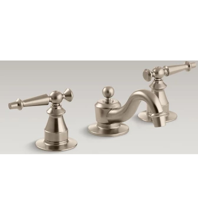 Vòi chậu rửa 3 lỗ nóng lạnh Kohler Antique K-108-4-BV