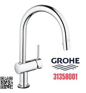 Vòi bếp nóng lạnh cảm ứng xả tự động GROHE 31358001