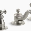 Vòi chậu rửa 3 lỗ nóng lạnh Kohler Antique K-108-4-BN