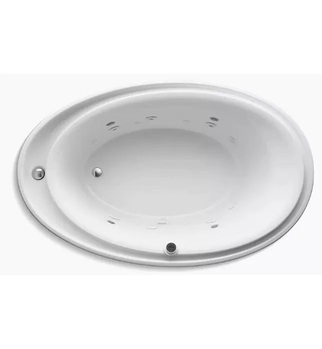 Bồn tắm nhựa massage Kohler Purist K-1110-AH-NG
