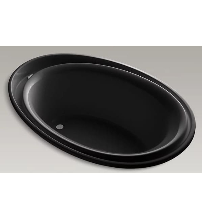 Bồn tắm nhựa ngâm xây màu đen Kohler Purist K-1190-7