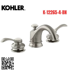 Vòi chậu rửa nóng lạnh Fairfax Kohler K-12265-4-BN