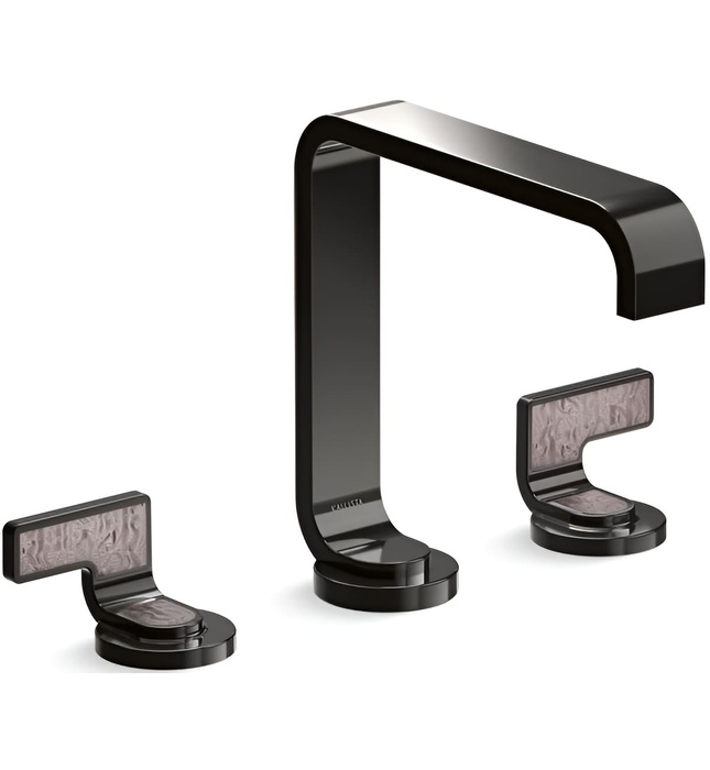 Vòi chậu rửa mặt màu chrome tay cầm sóng nhẹ Kallista P34231-LDW-CP