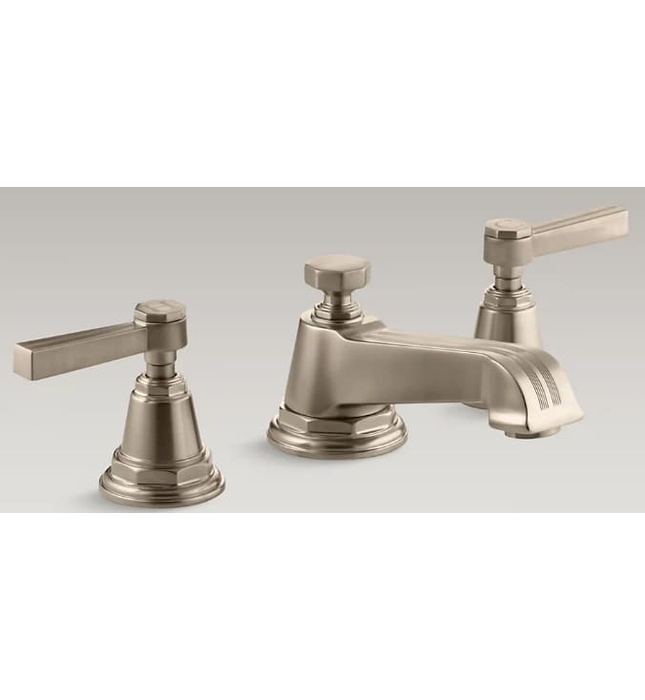 Vòi chậu rửa nóng lạnh Pinstripe Kohler K-13132-4B-BV