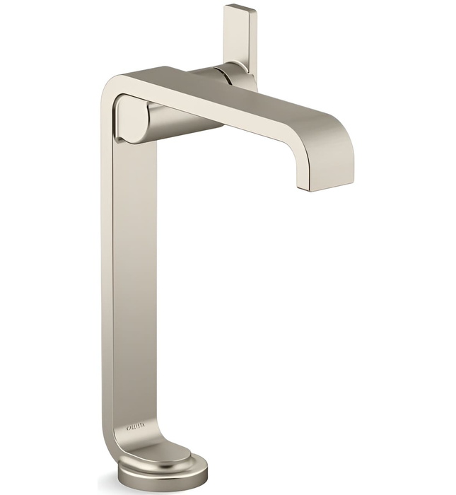 Vòi chậu rửa mặt 1 chân thân cao màu đen Kallista P34233-00-PGP