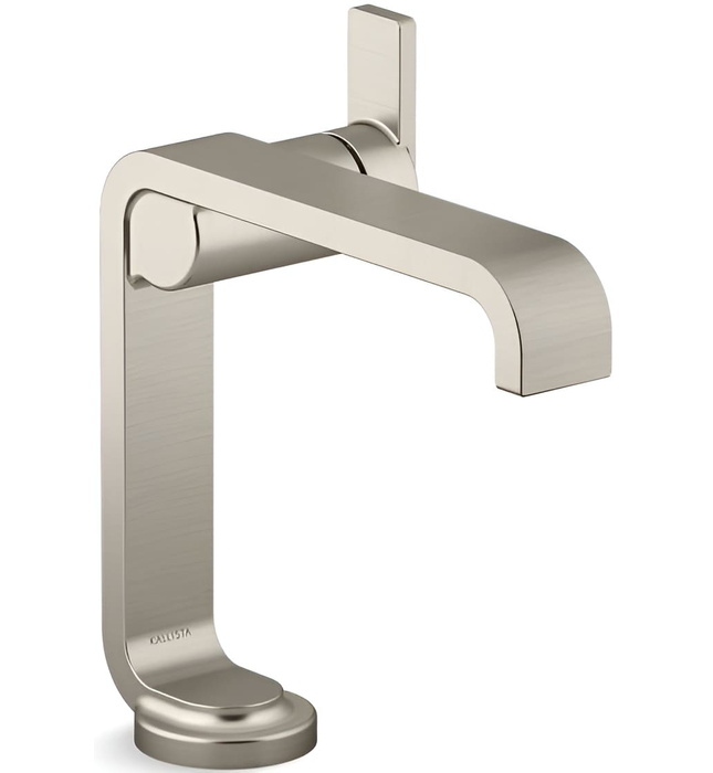 Vòi chậu rửa mặt 1 chân màu nickel Kallista P34234-00-SN