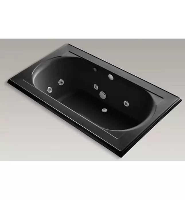 Bồn tắm xây massage màu đen Memoirs Kohler K-1418H2-7