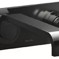 Vòi chậu rửa mặt âm tường 1 đường lạnh màu nickel Kallista P34235-00-SN