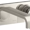 Vòi chậu rửa mặt âm tường 1 đường lạnh màu nickel Kallista P34235-00-SN