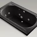 Bồn tắm xây massage màu đen Memoirs Kohler K-1418H2-7