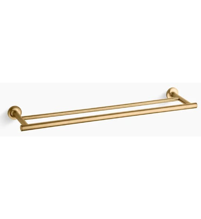 Thanh treo khăn đôi Purist kohler K-14375-2MB