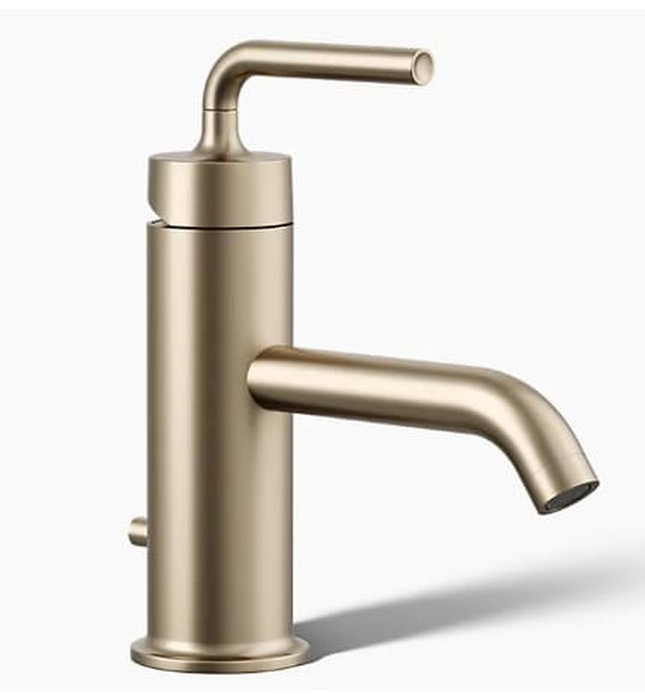 Vòi chậu rửa nóng lạnh Purist Kohler K-14402-4A-BV