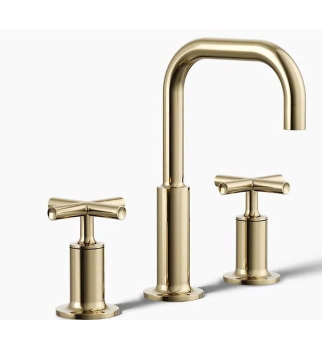 Vòi chậu rửa nóng lạnh 3 chân Purist Kohler K-14406-3-AF