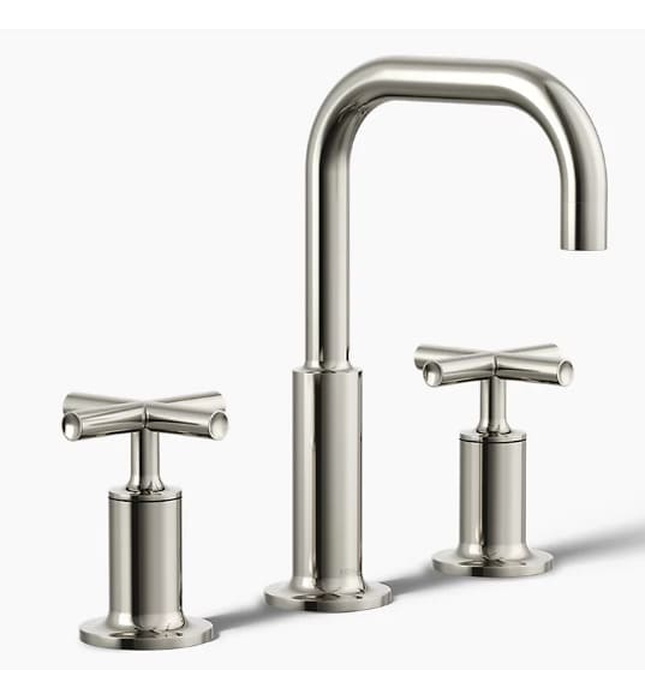 Vòi chậu rửa nóng lạnh 3 chân Purist Kohler K-14406-3-SN