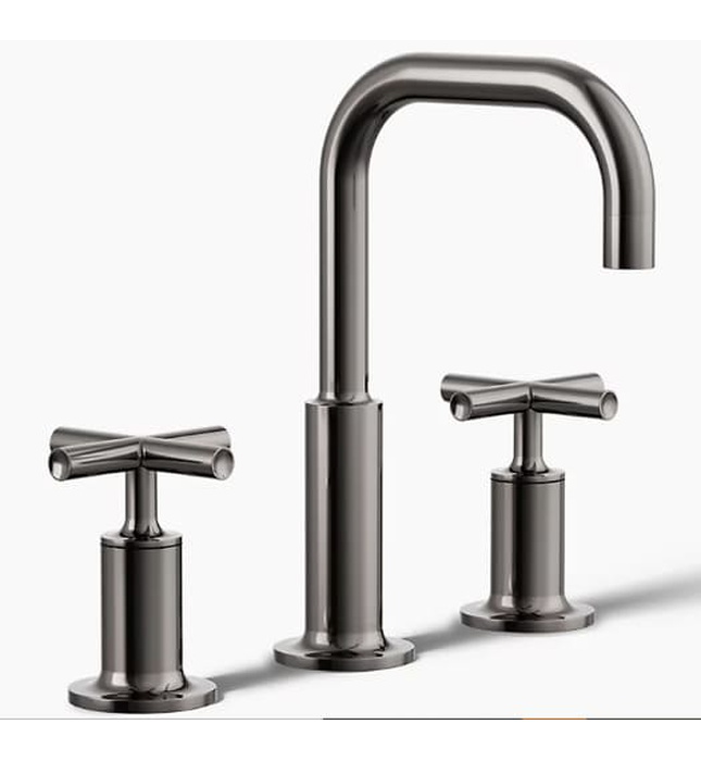 Vòi chậu rửa nóng lạnh 3 chân Purist Kohler K-14406-3-TT