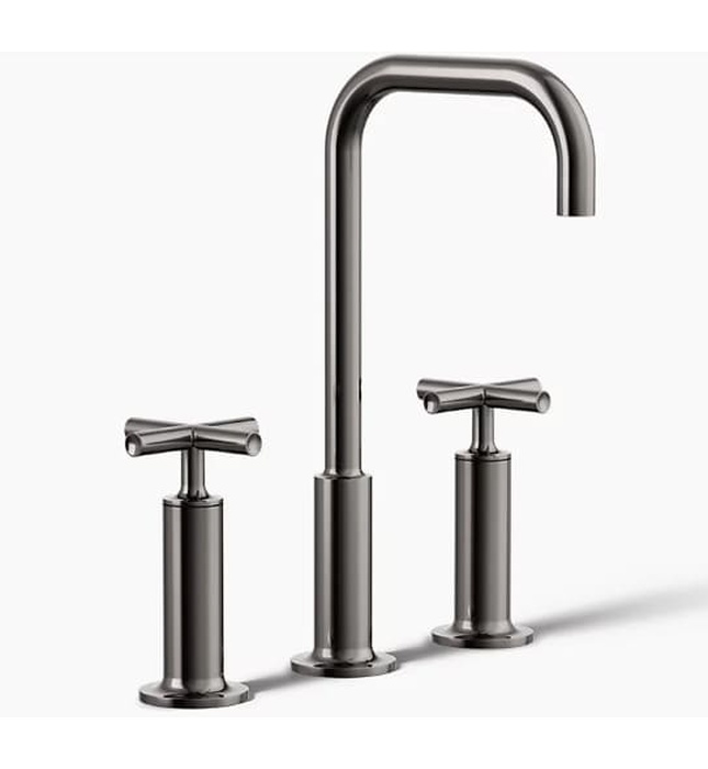 Vòi chậu rửa nóng lạnh 3 chân Purist Kohler K-14408-3-TT