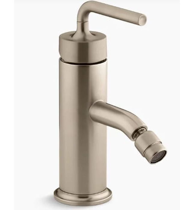 Vòi chậu rửa nóng lạnh Purist Kohler K-14434-4A-BV