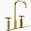Vòi chậu rửa nóng lạnh 3 chân Purist Kohler K-14408-3-2MB