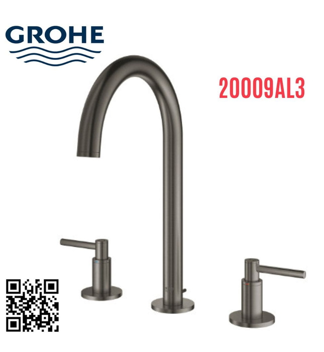 Vòi Chậu Lavabo Nóng Lạnh 3 Lỗ Đức Grohe 20009AL3