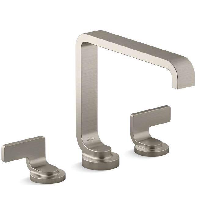 Vòi thành bồn tắm nóng lạnh màu đen Kallista P34237-LV-PGP