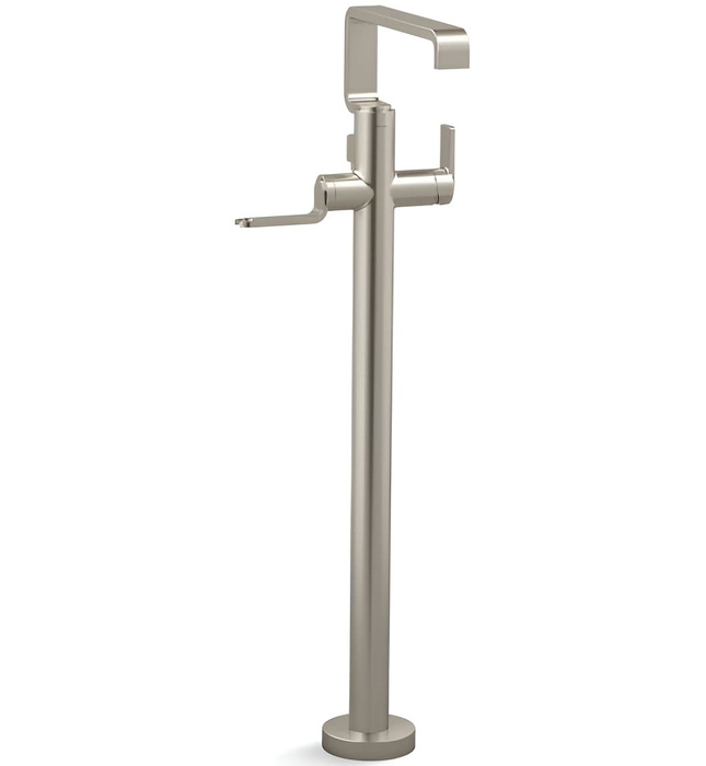 Vòi bồn tắm gắn sàn 1 lỗ nóng lạnh màu chrome Kallista P34238-LV-CP