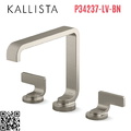 Vòi thành bồn tắm nóng lạnh màu nickel Kallista P34237-LV-BN