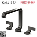 Vòi thành bồn tắm nóng lạnh màu đen Kallista P34237-LV-PGP