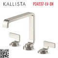 Vòi thành bồn tắm nóng lạnh màu nickel Kallista P34237-LV-SN